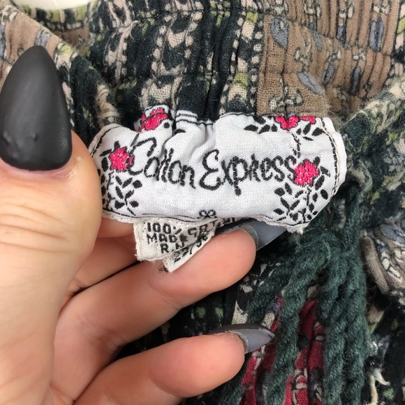 Cotton Express Boho Patchwork Skirt - Picture 6 of 6